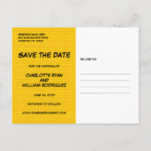 Leuke stripboek opslag datum foto aankondigingskaart (Achterkant)