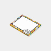 Leuke stripboek spraakballon naam bericht post-it® notes (Schuin)