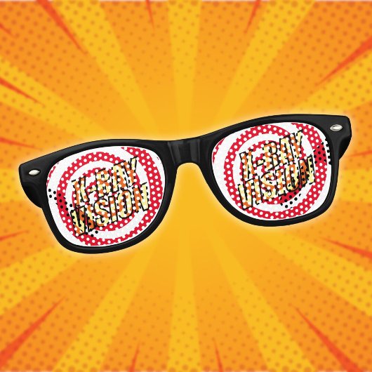Leuke stripboek X-RAY VISION Retro Zonnebril