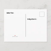 Leuke stripstijl gepersonaliseerde save the date aankondigingskaart (Achterkant)