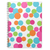 Leuke stuiterende Stippen Notitieboek (Voorkant)
