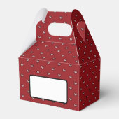 Leuke Stylist Sweet Heart Party Supplies Sjabloon Bedankdoosjes (Achterkant)