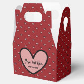 Leuke Stylist Sweet Heart Party Supplies Sjabloon Bedankdoosjes (Geopend)