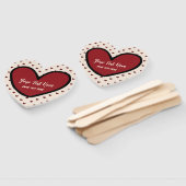 Leuke Stylist Sweet Heart Party Supplies Sjabloon Handwaaier (Niet-gemonteerd)