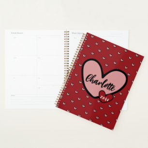 Leuke Stylist Sweet Heart patroon Stationery Gifts Planner