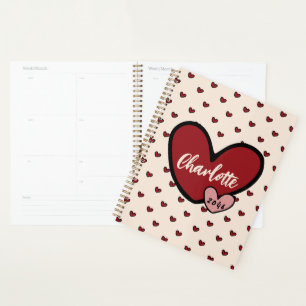 Leuke Stylist Sweet Heart patroon Stationery Gifts Planner
