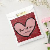 Leuke Stylist Zoete Hart Feest Benodigdheden Sjabl Bedankzakje (Gezegeld)