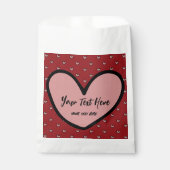 Leuke Stylist Zoete Hart Feest Benodigdheden Sjabl Bedankzakje (Voorkant)