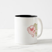 Leuke Suikerwelpen Knuffels Liefde Tweekleurige Koffiemok (Voorkant rechts)