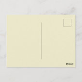 Leuke Summertime aanpasbare strand banaan Briefkaart (Achterkant)