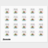 Leuke Sundae Ronde Sticker (Vel)
