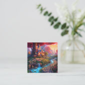 Leuke Sunset Fantasy House in de Bossen Contactkaartje (Staand voorkant)