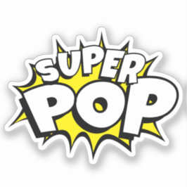 Leuke super POP! Comic Book Pop Art Sticker