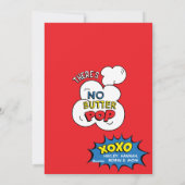 Leuke super POP! Geen boter Pop! Corny, Popcorn Pu Feestdagenkaart (Achterkant)