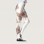 Leuke Super Sweet Cat Gezicht Tekening Leggings (Rechts)