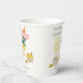 Leuke Superhero Mouse Leuk Kinder Foto Verjaardag Papieren Bekers (Rechts)