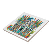 Leuke Surven Shop Tegeltje (Zijkant)