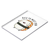 Leuke Sushi Grap Notitieboek (Linkerzijde)