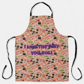 Leuke sushi, nigiri, maki, Japans thema Schort (Voorkant)