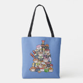 Leuke sushi toren tote bag (Achterkant)