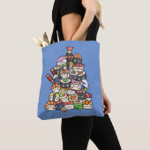 Leuke sushi toren tote bag (Dichtbij)