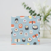 Leuke Sushi Verjaardag Kaart (Staand voorkant)