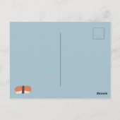 Leuke Sushi verjaardagsfeestuitnodiging Briefkaart (Achterkant)