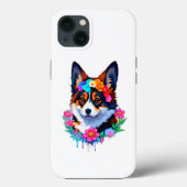 Leuke Sweet Corgi Puppy iPhone / iPad hoesje (Achterkant)