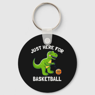 Leuke T-Rex hier voor basketbal dinosaurus Sleutelhanger