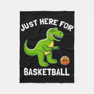 Leuke T-rex hier voor Bysketbyll Dinosaur Fleece Deken