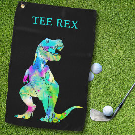 Leuke T-shirt Rex Dinosaurus Papa Grapje Golfhanddoek