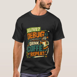 Leuke T-shirt voor programmeurs met de tekst "Leve