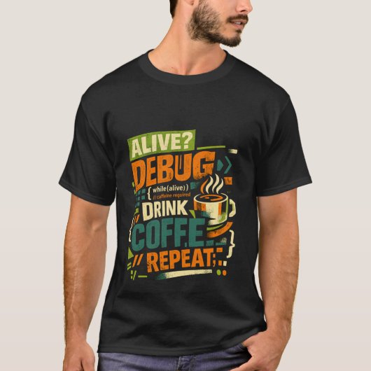 Leuke T-shirt voor programmeurs met de tekst "Leve (Voorkant)