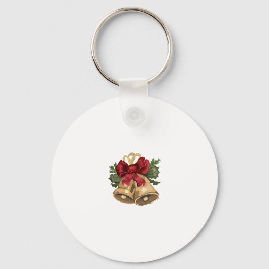 Leuke Tabby Cat kerstkaart Sleutelhanger (Achterkant)