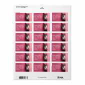 Leuke Tabby Kat Peeks Etiket (Full Sheet)