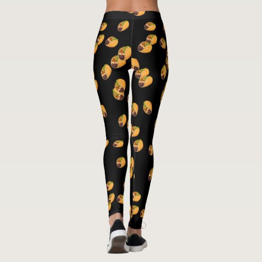 Leuke Taco Lover Summer Mexico Leggings (Achterkant)