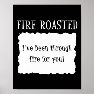 Leuke Taco Sauce Group Halloween Kostuum Heet Vuur Poster