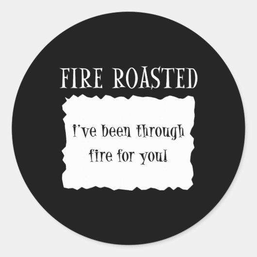 Leuke Taco Sauce Group Halloween Kostuum Heet Vuur Ronde Sticker (Voorkant)