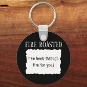 Leuke Taco Sauce Group Halloween Kostuum Heet Vuur Sleutelhanger (Voorkant)