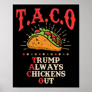 Leuke Taco Theorie Overwint Altijd Kip Uit Tacos Poster