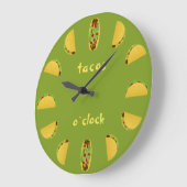 leuke tacos o'klok groen grote klok (Hoek)