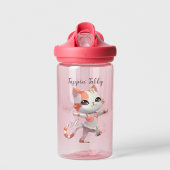 Leuke Tap Dancing Tabby Cat Custom Monogram Waterfles