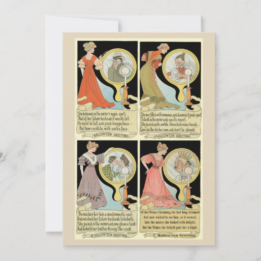 Leuke Tarot Kaart Style Collage Halloween (Voorkant)