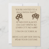 Leuke Tarot Kaart Style Collage Halloween (Achterkant)