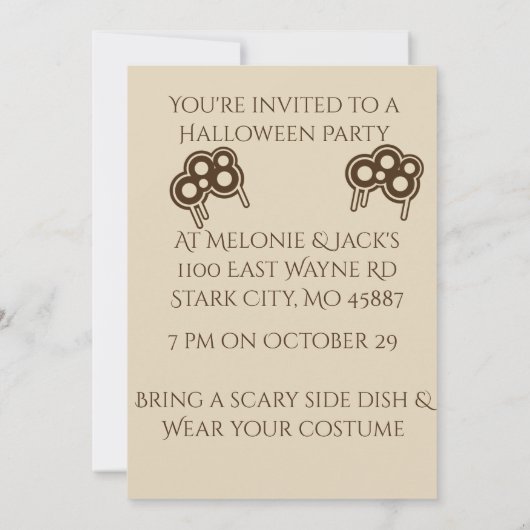 Leuke Tarot Kaart Style Collage Halloween (Achterkant)