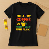 Leuke Teacher Coffee Shirt; Grappig Back-to-School T-shirt
