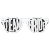 Leuke Team Bruid Bachelorette Feestgeschenken Retro Zonnebril (Voorkant)