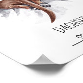 Leuke Teckel Wall Art Poster (Hoek)