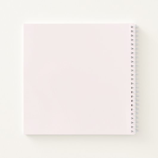 Leuke Teddy Bear 1e Verjaardag Roze Gastenboek Notitieboek (Achterkant)