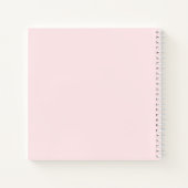 Leuke Teddy Bear 1e Verjaardag Roze Gastenboek Notitieboek (Achterkant)